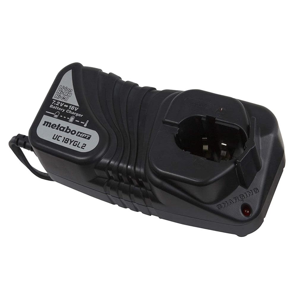 Metabo HPT 18V Battery Charger Li Ion/NiCd/NiMH Universal Post Style - Flockneti