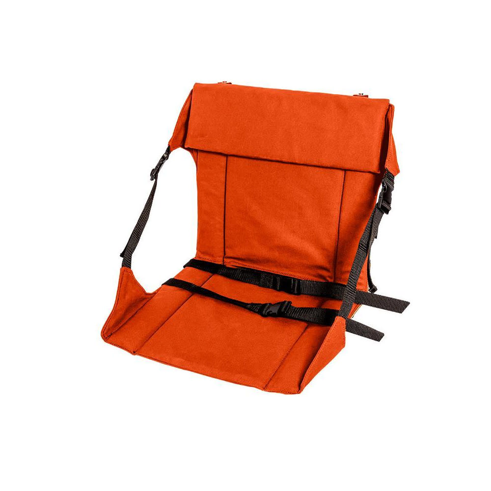 Duluth Pack Orange Canvas Canoe & Camp Chair With Pouch - Flockneti