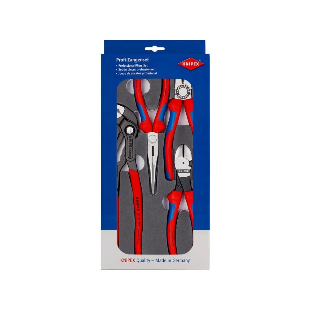 Knipex Basic Pliers Set in Foam Tray 4pc - Flockneti