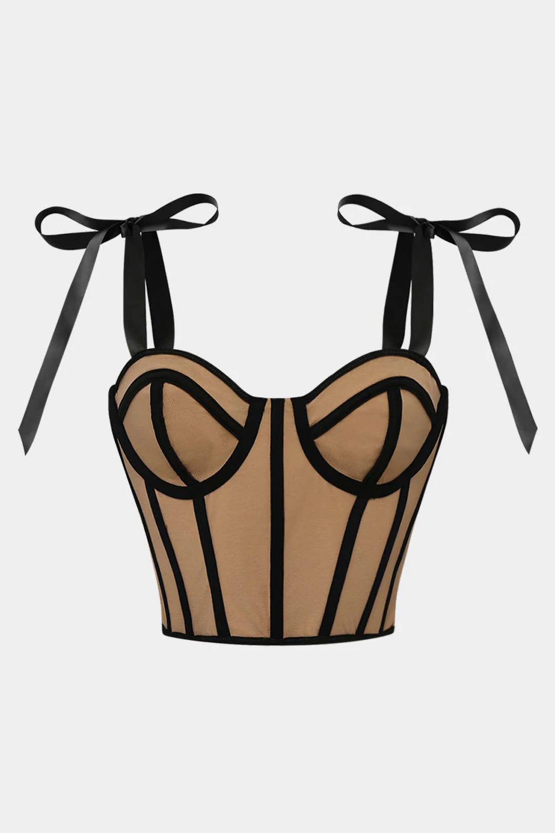 Tie Up Corset Bustier Cami Top - Flockneti