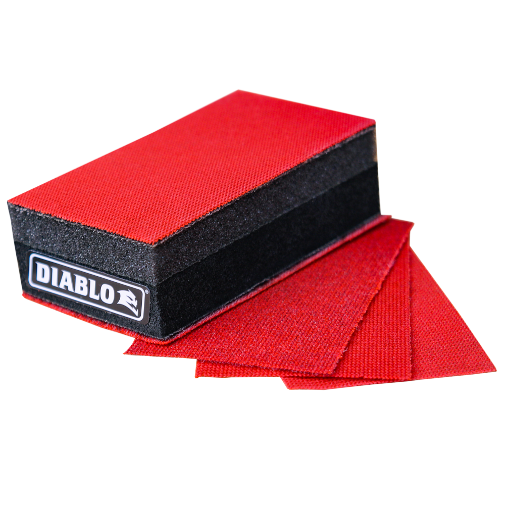 Diablo Tools Hand Sanding Block 2 3/4″ x 5″ Reusable - Flockneti