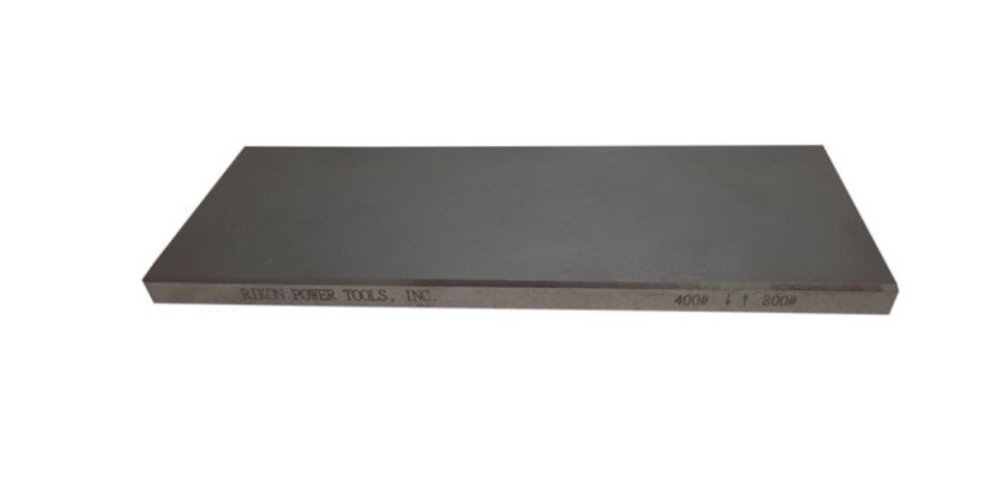 Rikon PRO CBN Bench Stone 8″ x 3″ 400/800 2 Sided - Flockneti