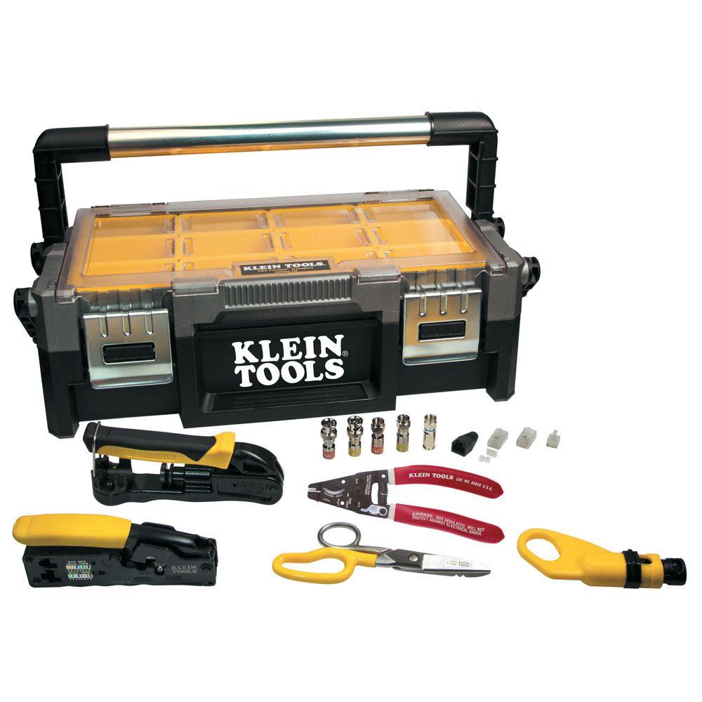 Klein Tools VDV ProTech Data & Coaxial Kit - Flockneti