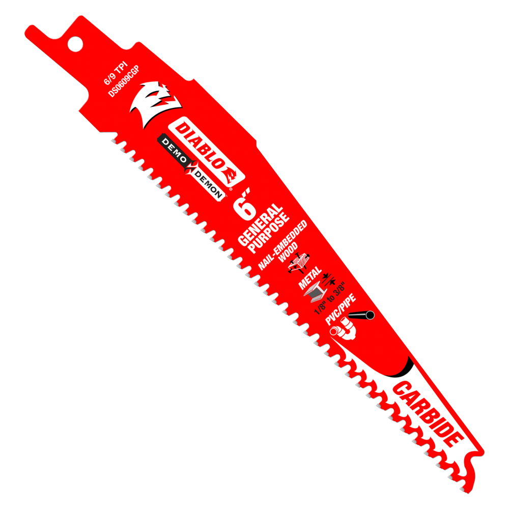 Diablo Tools 6″ Demo Demon Carbide General Purpose Recip (3 pk) - Flockneti