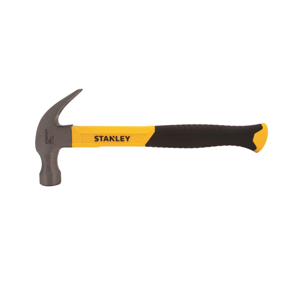 Stanley 20 oz Curve Claw Fiberglass Hammer - Flockneti