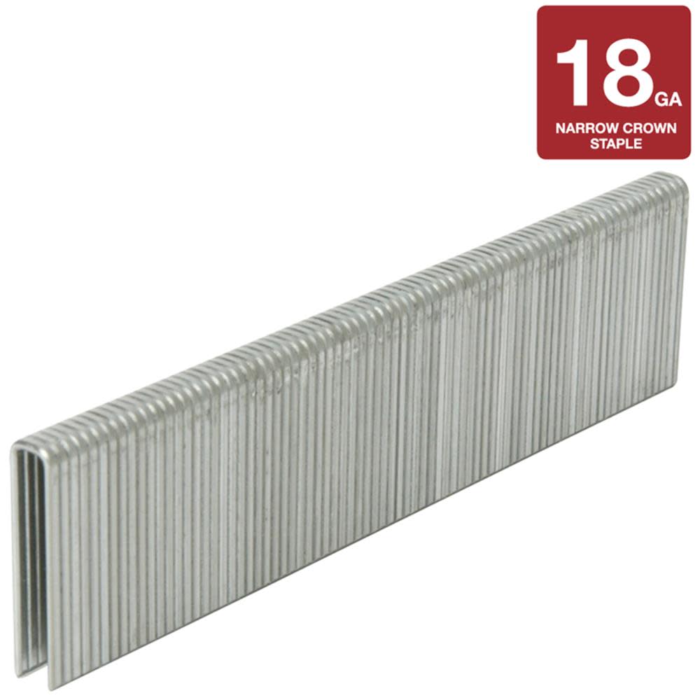 Metabo HPT Narrow Crown Finish Staples 1 1/2″ x 1/4″ 18 Gauge 5000pc - Flockneti