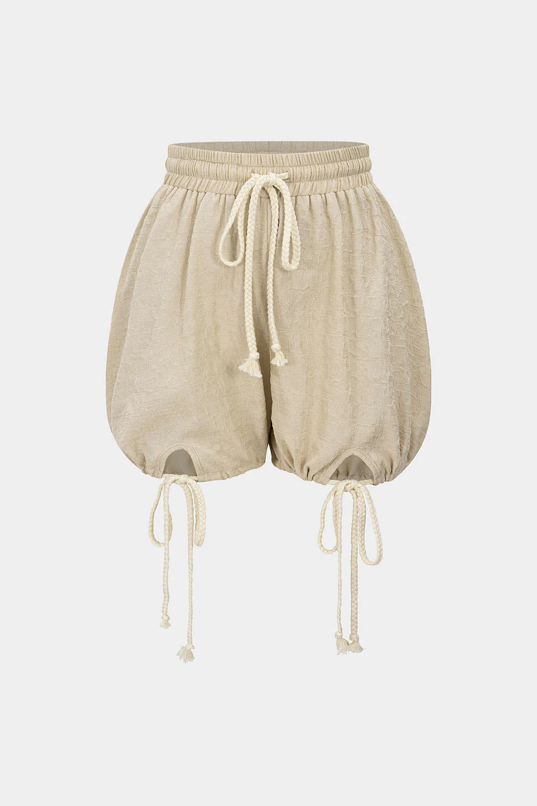 Drawstring Tie-Up Shorts - Flockneti