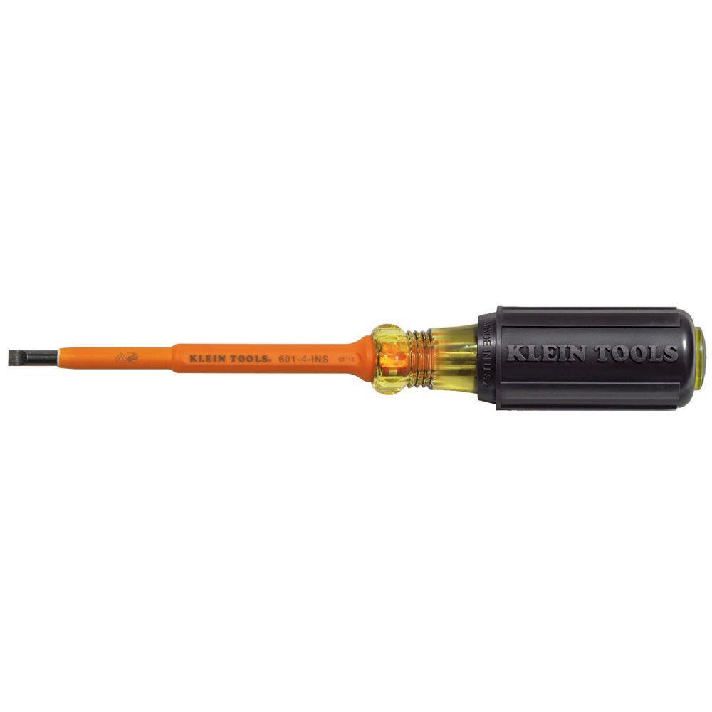 Klein Tools 4In Insulated Cabinet-Tip Scrwdrver - Flockneti