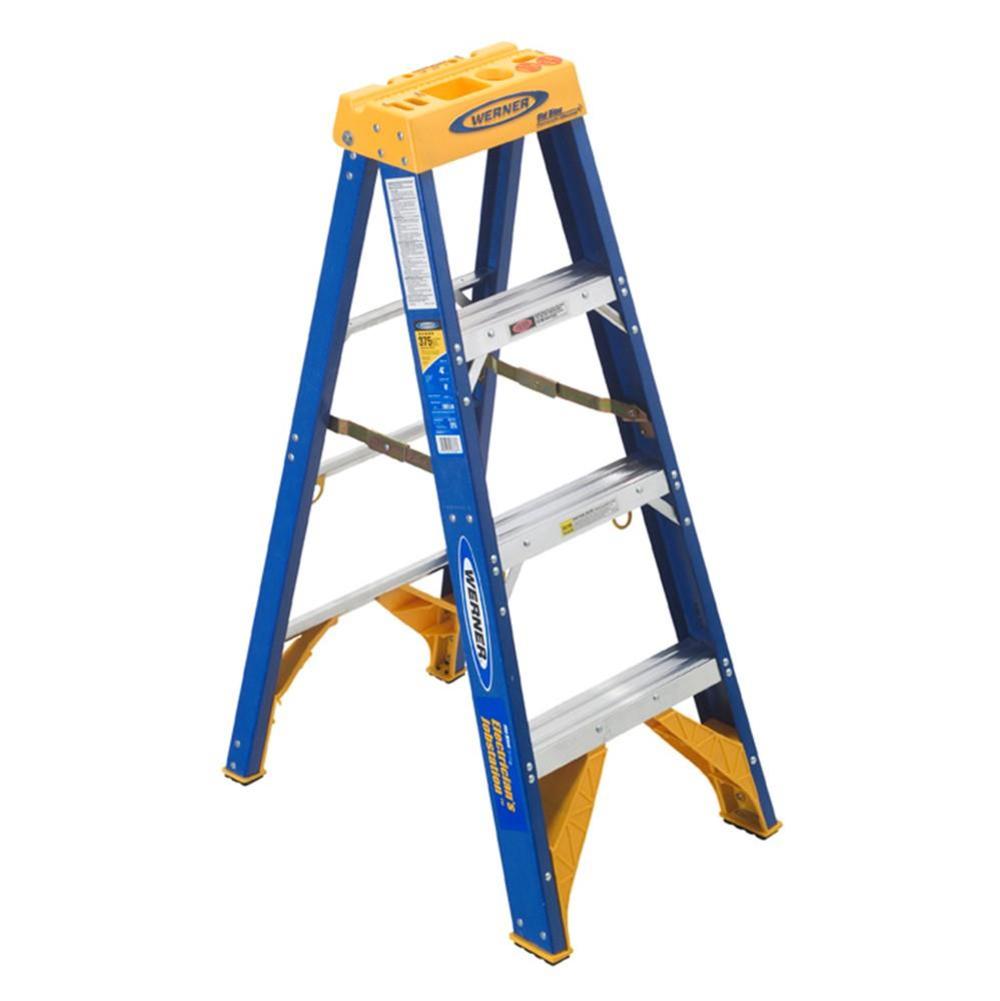 Werner 4 Ft. Type IAA Fiberglass Electricians Jobstation - Flockneti