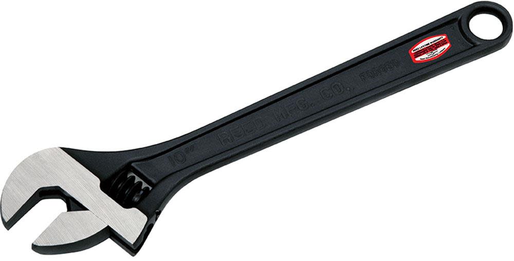 Reed Mfg Adjustable Wrench Blackened 10 In. - Flockneti