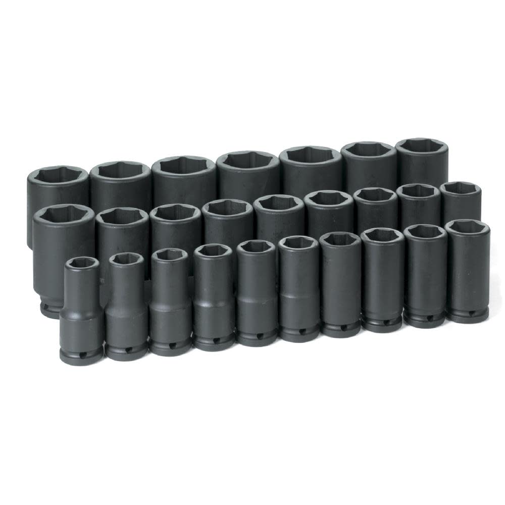 Grey Pneumatic 3/4″ Dr. 26 Piece Deep Metric Master Set 19-50mm - Flockneti
