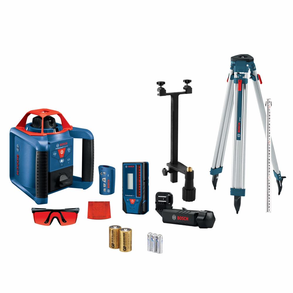 Bosch REVOLVE900 Rotary Laser Kit Reconditioned - Flockneti
