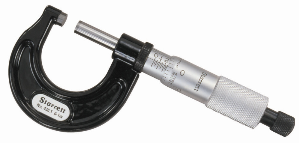Starrett No. 436 Series Outside Micrometers 0-1″ Range - Flockneti