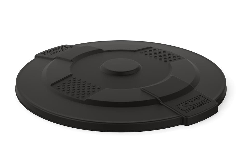Suncast Plastic Utility Trash Lid – 55 Gallon - Flockneti