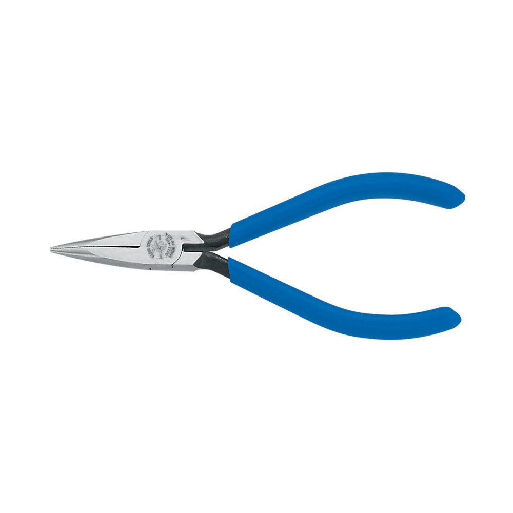 Klein Tools Long Nose Pliers with Spring 4″ L - Flockneti