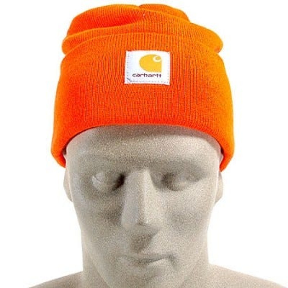 Carhartt A18 Men’s Acrylic One Size Bright Orange Watch Hat - Flockneti