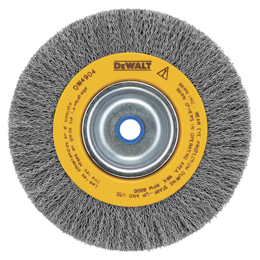 DEWALT 6 In. Crimped Wire Wheel Medium Face - Flockneti