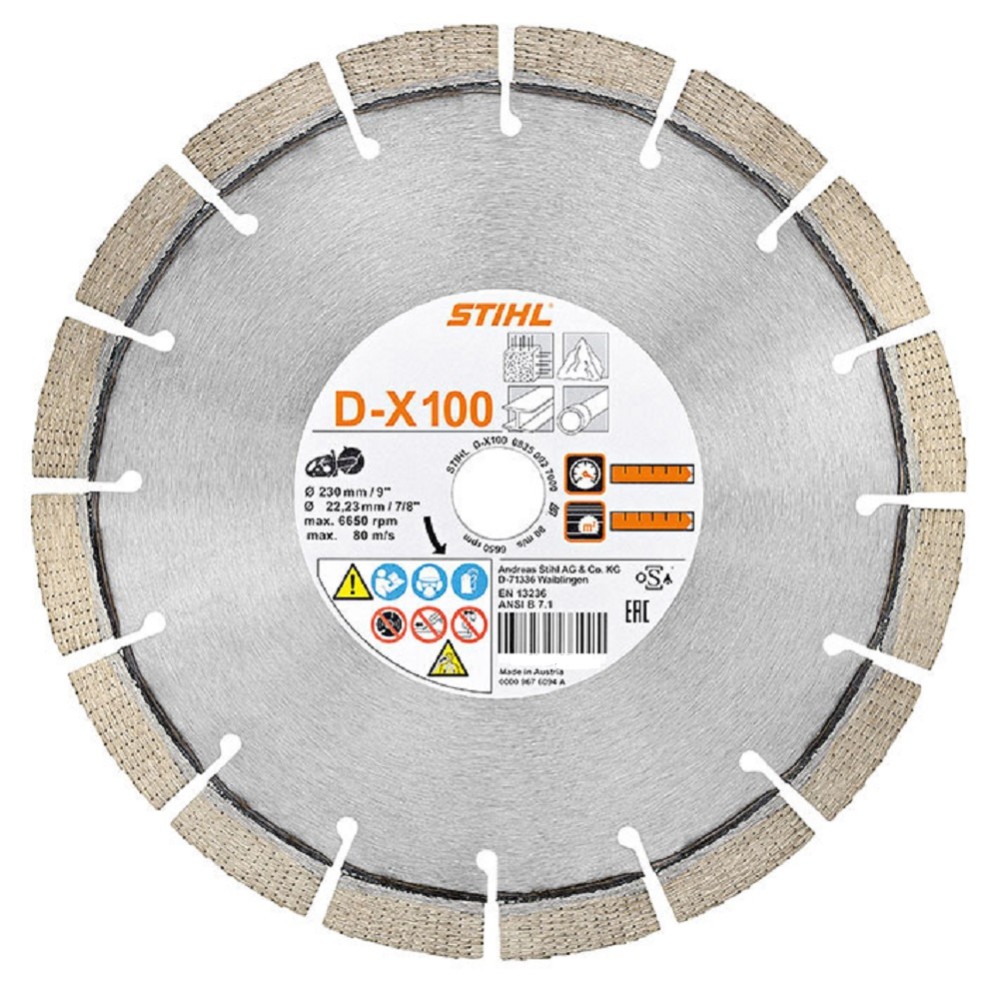 Stihl D-X100 Elite Concrete Cutting Wheel - Flockneti