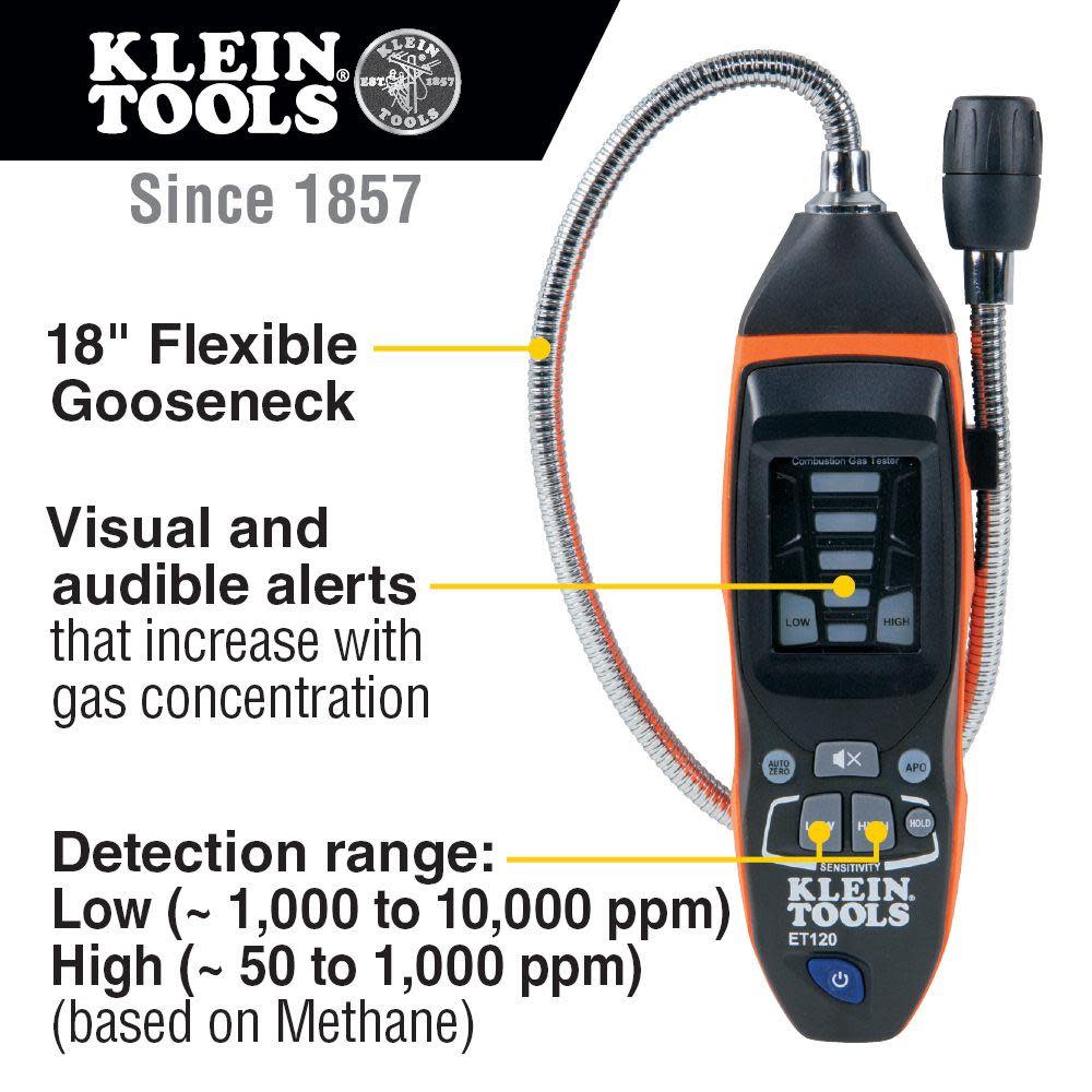 Klein Tools Combustible Gas Leak Detector - Flockneti