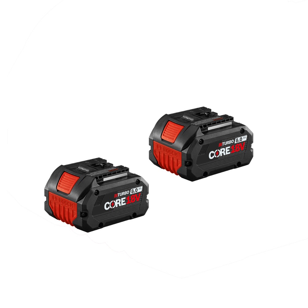 Bosch CORE18V Battery Lithium Ion 8Ah PROFACTOR Performance 2pk - Flockneti