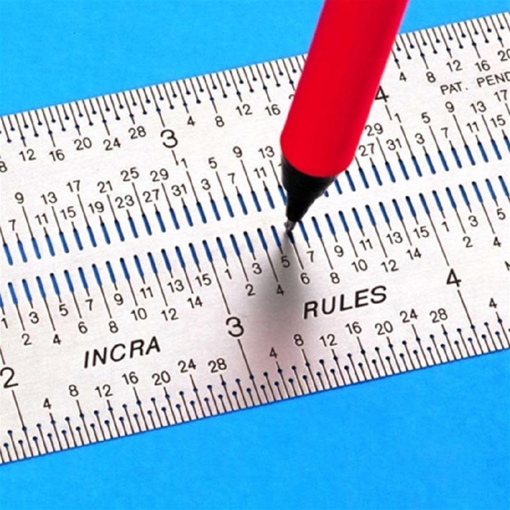 Incra 6″ Precision Marking Ruler - Flockneti