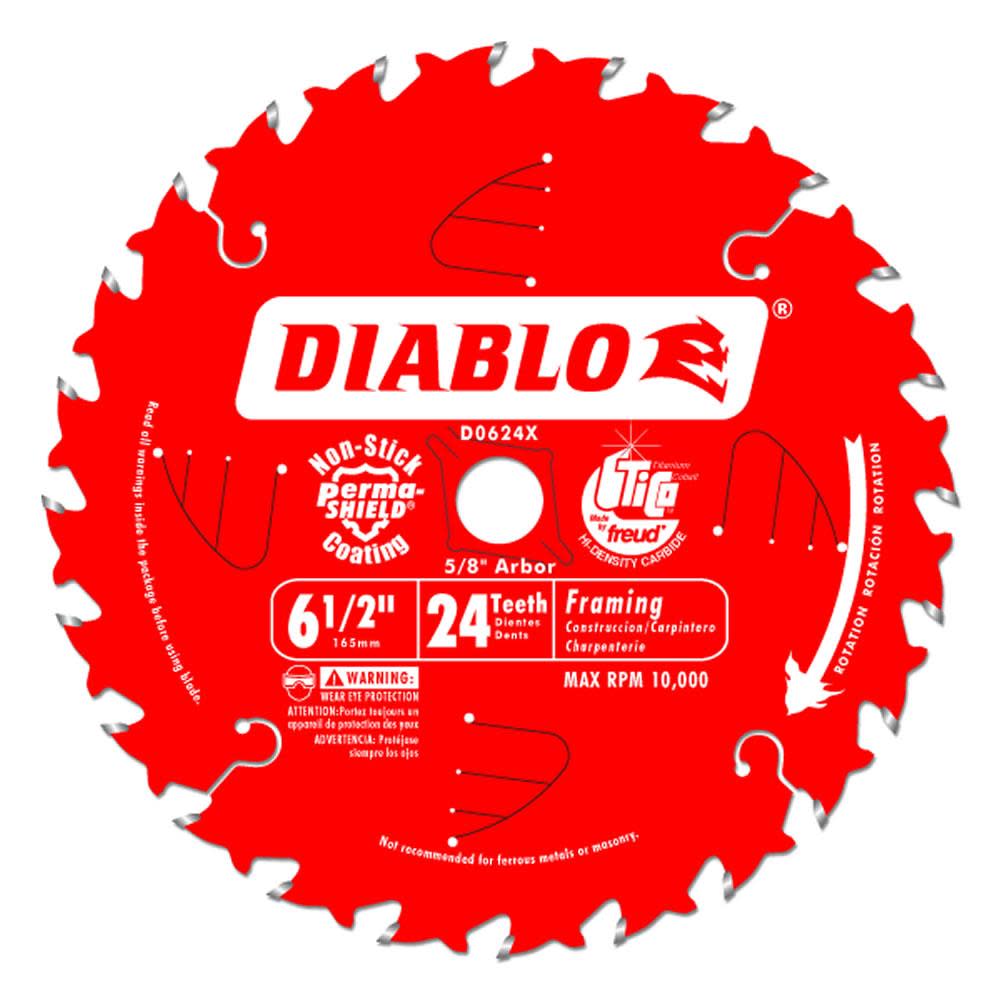 Diablo Tools 6-1/2 In. 24 Tooth Framing Blade - Flockneti