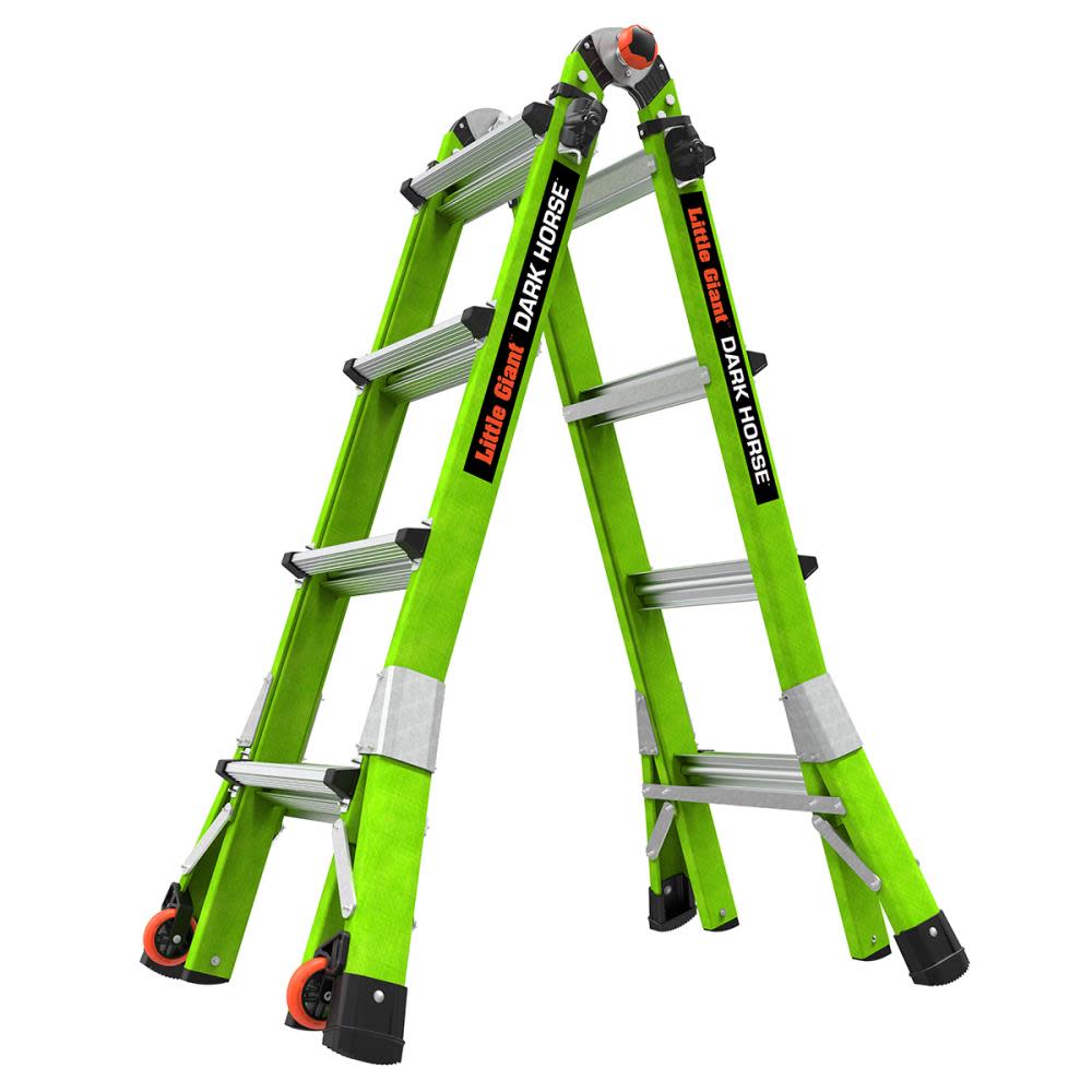 Little Giant Safety Dark Horse 2.0 M17 Ladder Type 1A Brown Box - Flockneti