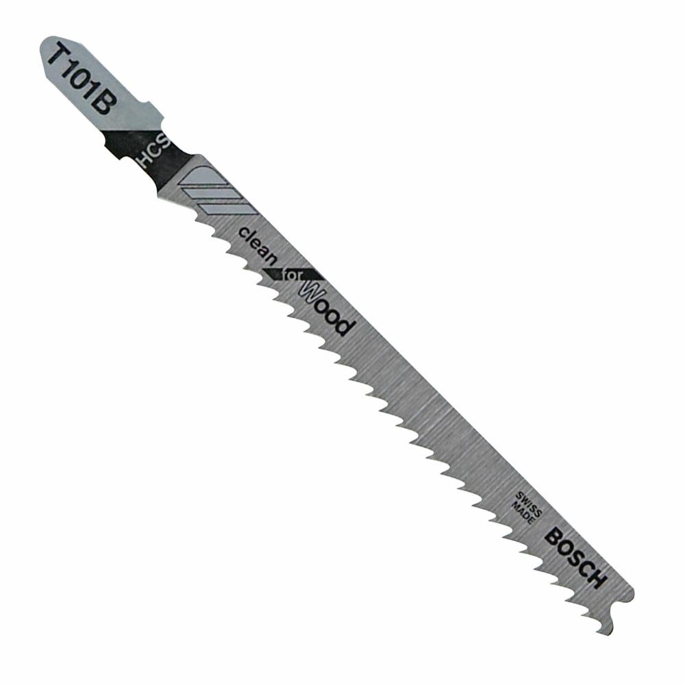 Bosch 100 pc. 4 In. 10V TPI Clean Wood Cutting T-Shank Jig Saw Blades - Flockneti
