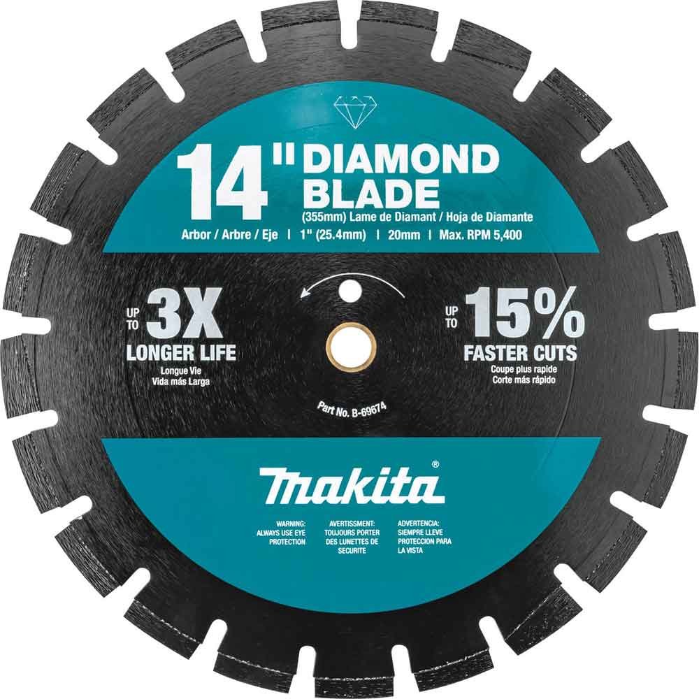 Makita 14In Dual Purpose Segmented Diamond Blade - Flockneti