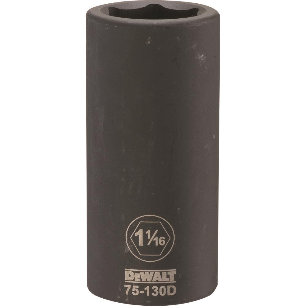 DEWALT 3/4 Drive X 1-1/16 6PT Deep Impact Socket - Flockneti