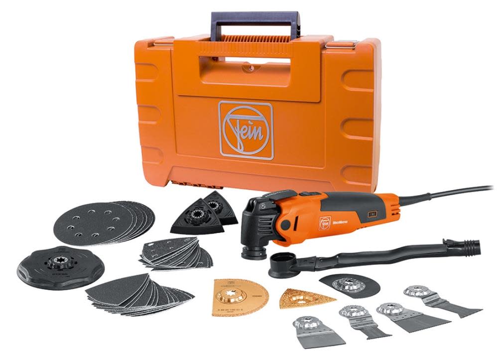 Fein Multimaster Oscillating Multi Tool with Hard Case & Top Accessory Package - Flockneti