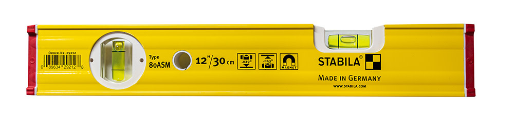 Stabila Spirit Level Type 80 ASM 12″ - Flockneti