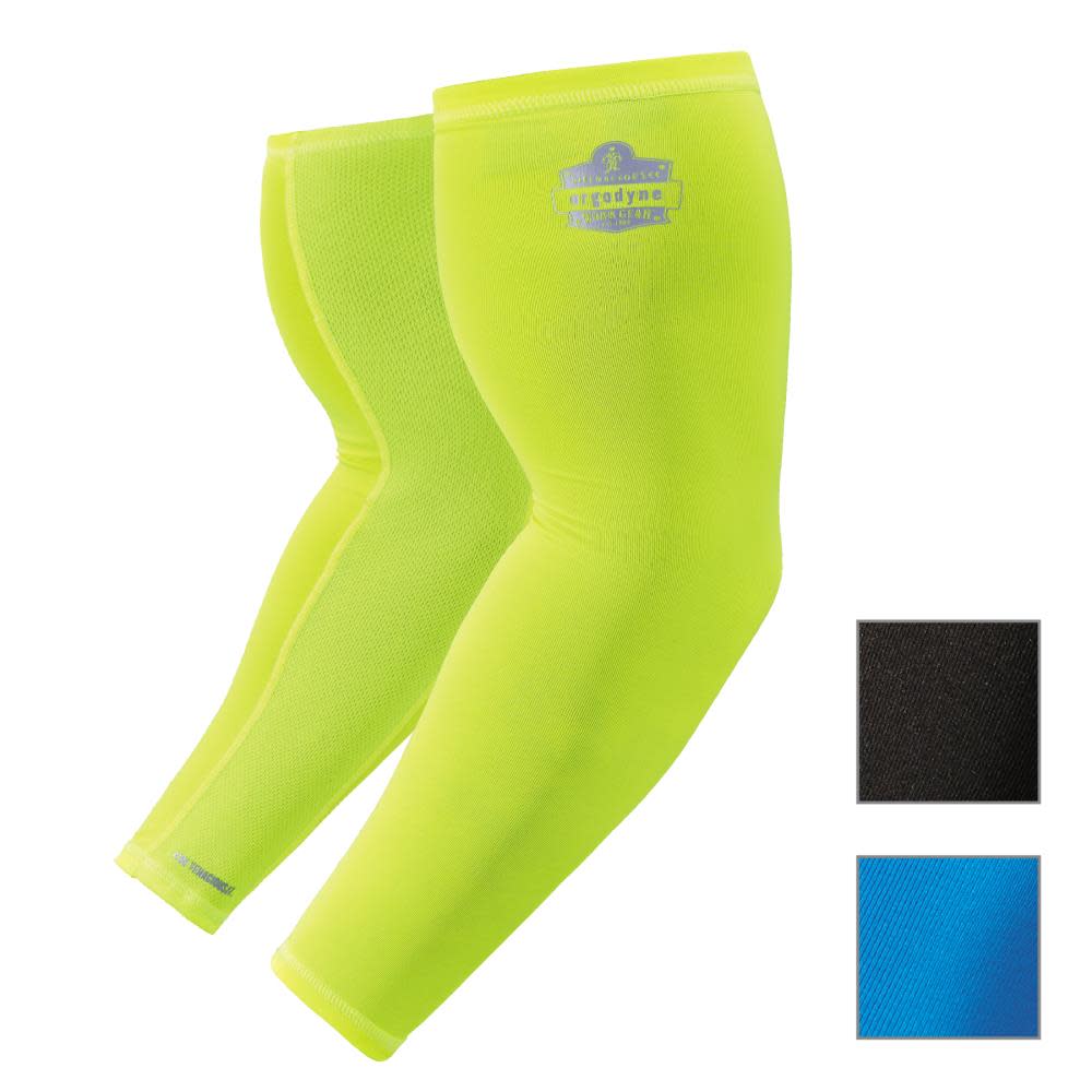 Ergodyne Chill-Its 6690 XL Lime Cooling Arm Sleeves - Flockneti