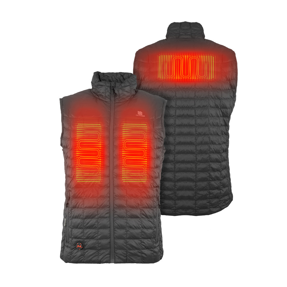 Mobile Warming Backcountry Vest Mens 7.4V Black Large - Flockneti