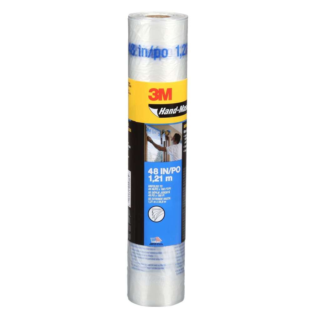 3M Hand Masker Advanced Masking Film 48″ x 180′ Clear - Flockneti