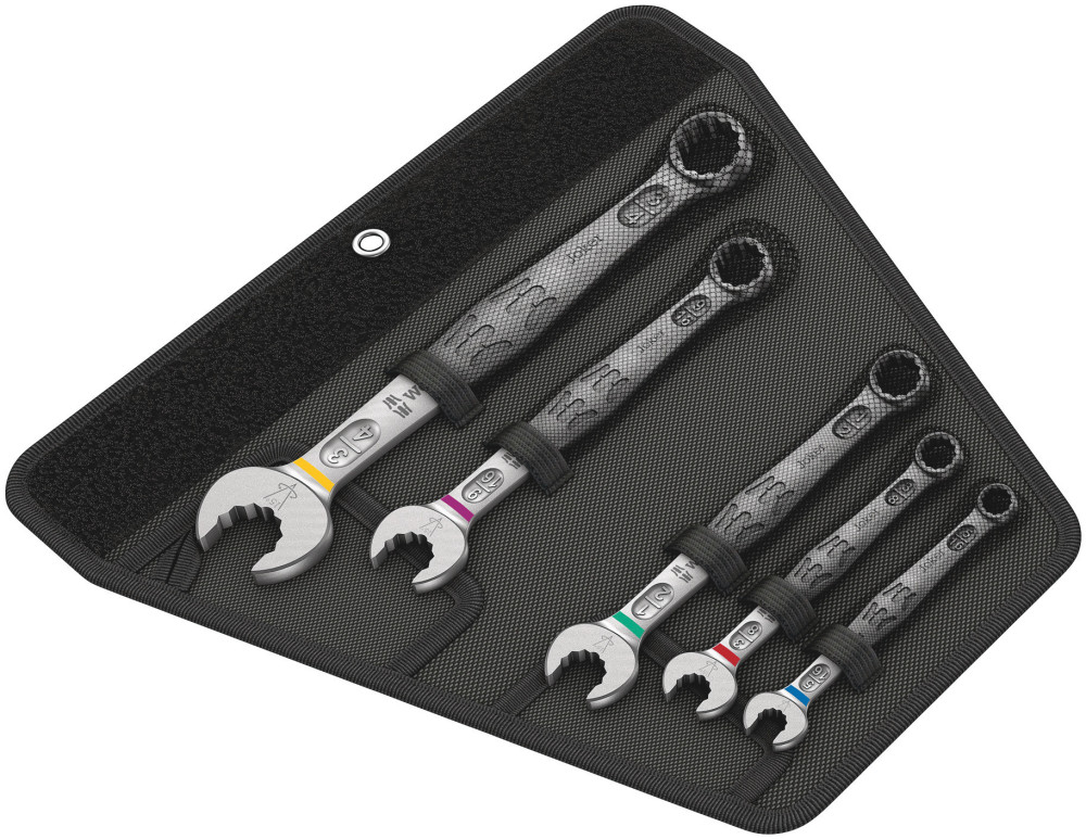 Wera Tools 6003 Joker 5 Imperial 1 Combination Wrench Set 5pc - Flockneti