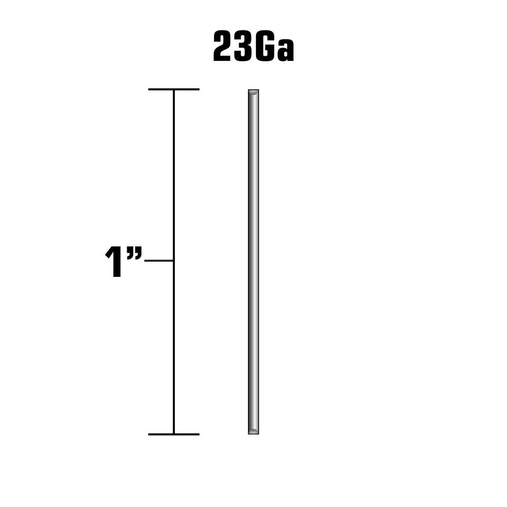 Metabo HPT 1″ 23 Gauge Galvanized Headless Pins 2000pk - Flockneti