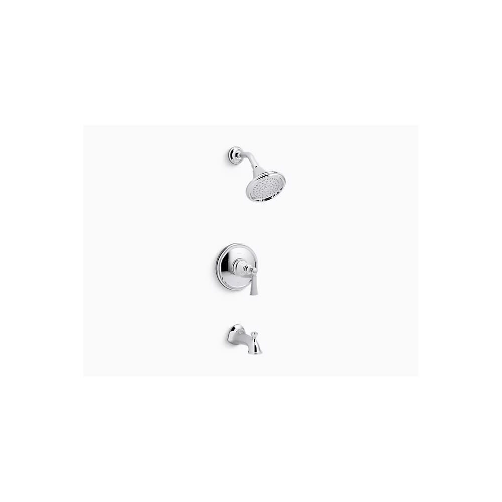Kohler Elliston Bath & Shower Trim Polished Chrome 1 Handle - Flockneti