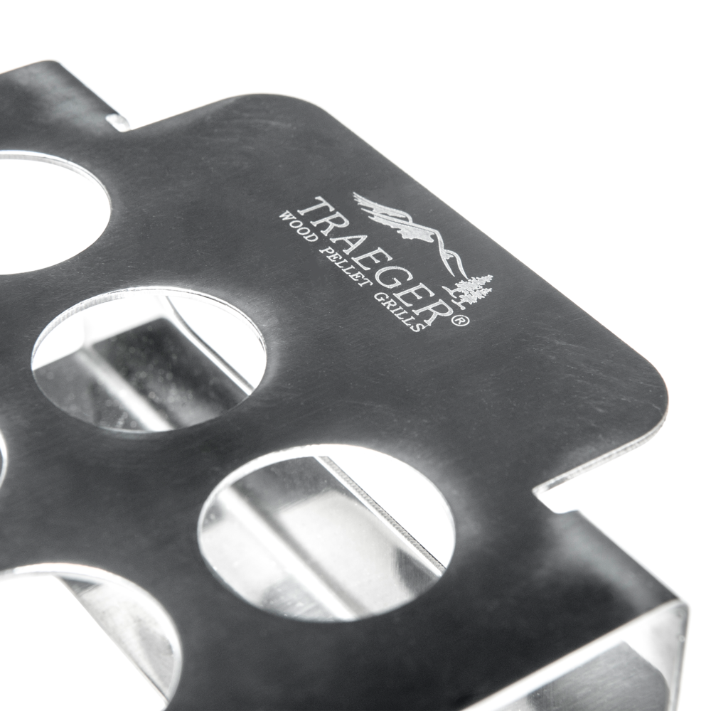 Traeger Stainless Steel Smoked Jalapeo Popper Tray Holds up to 15 Peppers - Flockneti