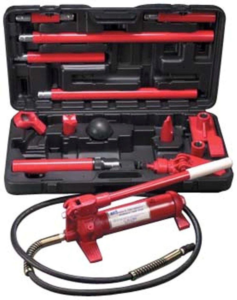 Delegard Tool Porto-Power 10 Ton Hydraulic Body Repair Jack Kit - Flockneti
