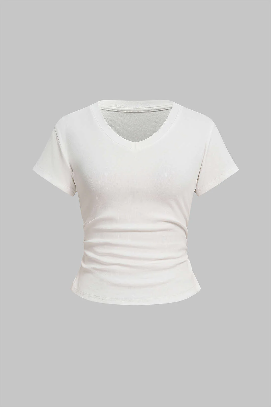 V-Neck Short Sleeve T-Shirt - Flockneti