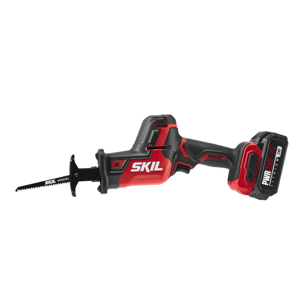 SKIL PWRCORE 20 Brushless 20V Compact Reciprocating Saw Kit - Flockneti