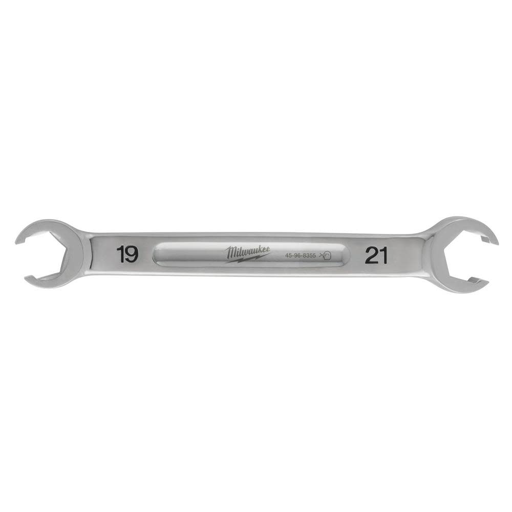 Milwaukee 19mm X 21mm Double End Flare Nut Wrench - Flockneti