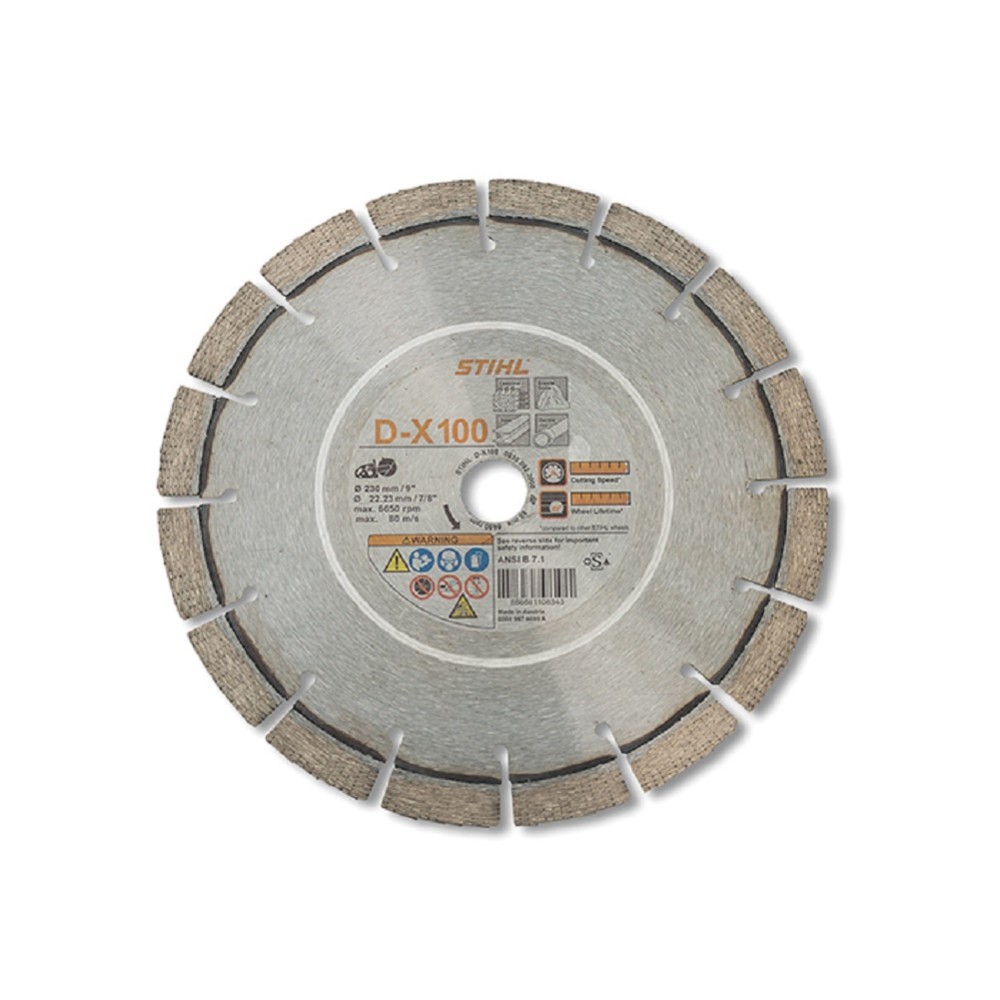 Stihl D-X100 Elite Concrete Cutting Wheel - Flockneti