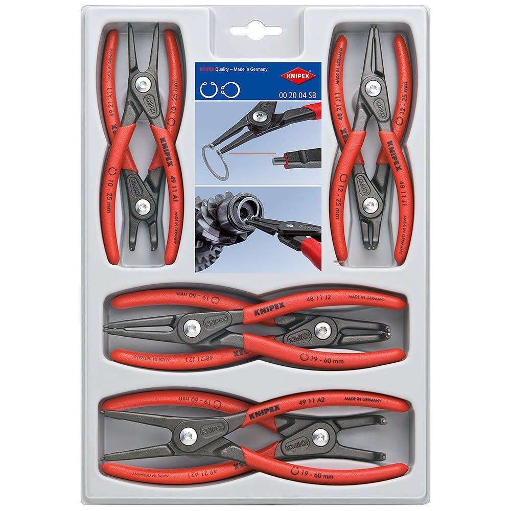 Knipex Precision Circlip Pliers Set 305mm 8pc - Flockneti