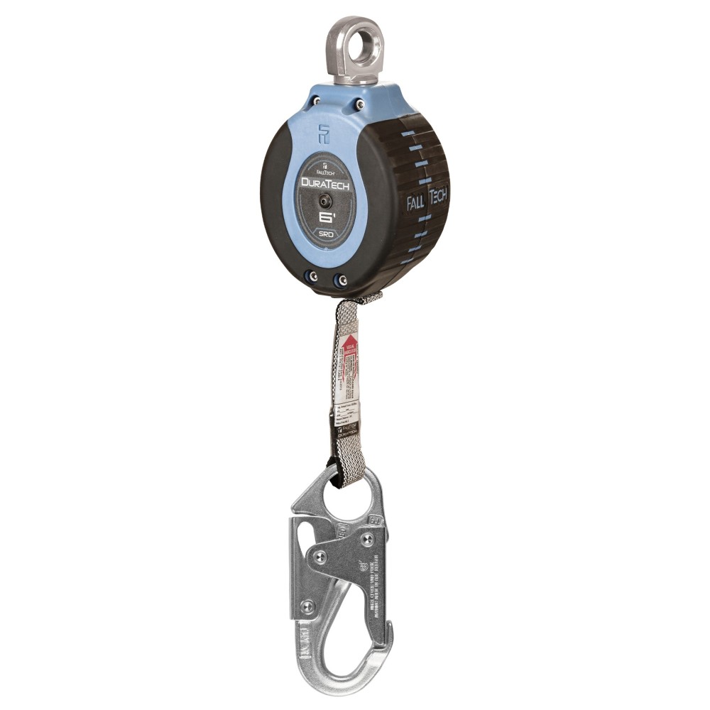 Falltech DuraTech 6′ Single Leg Web Personal SRL with Snap Hook - Flockneti