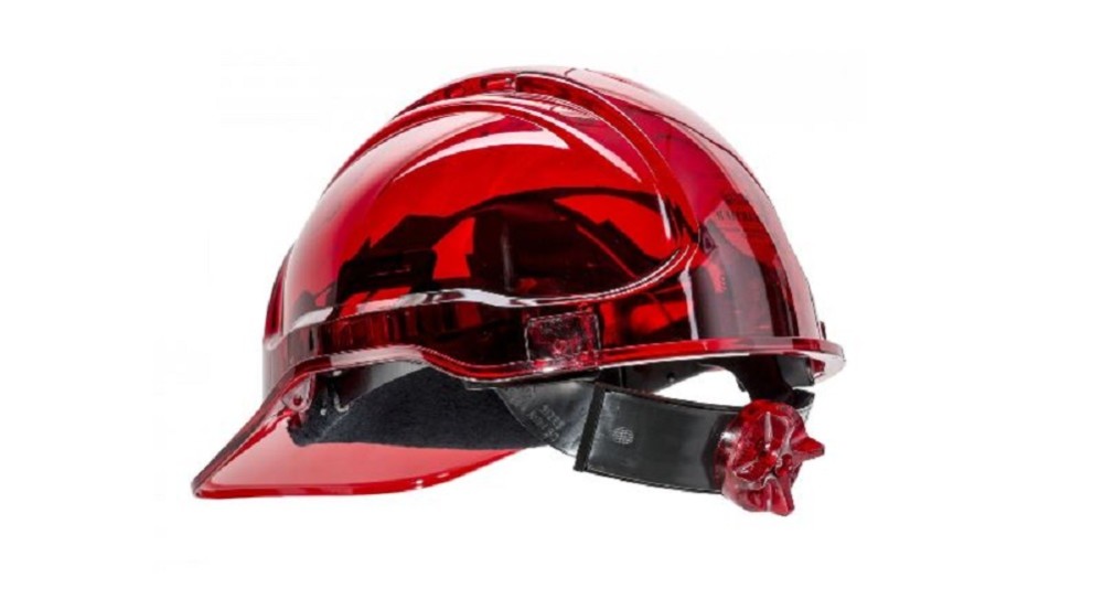 Portwest Peak View Ratchet Vented Hard Hat – Red - Flockneti
