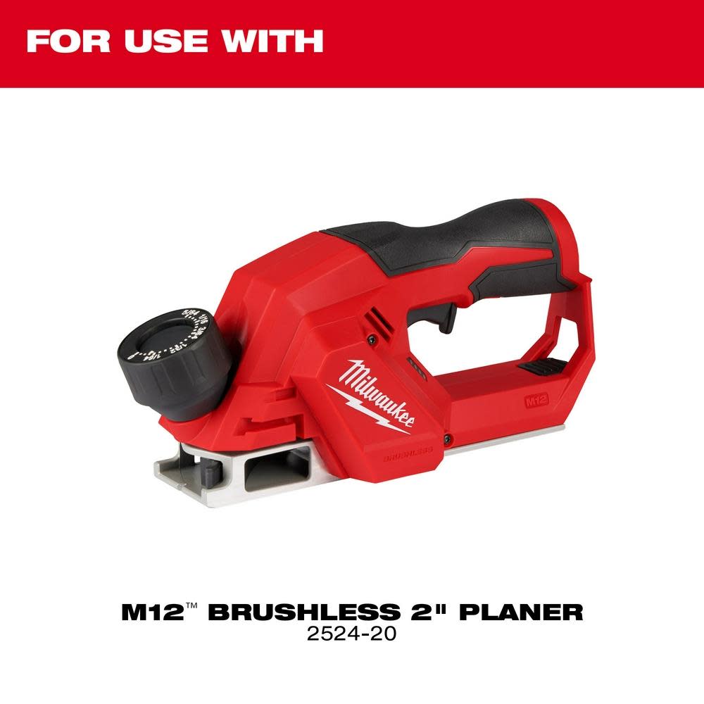 Milwaukee 2″ Planer Blades 2pk for 2524-20 - Flockneti