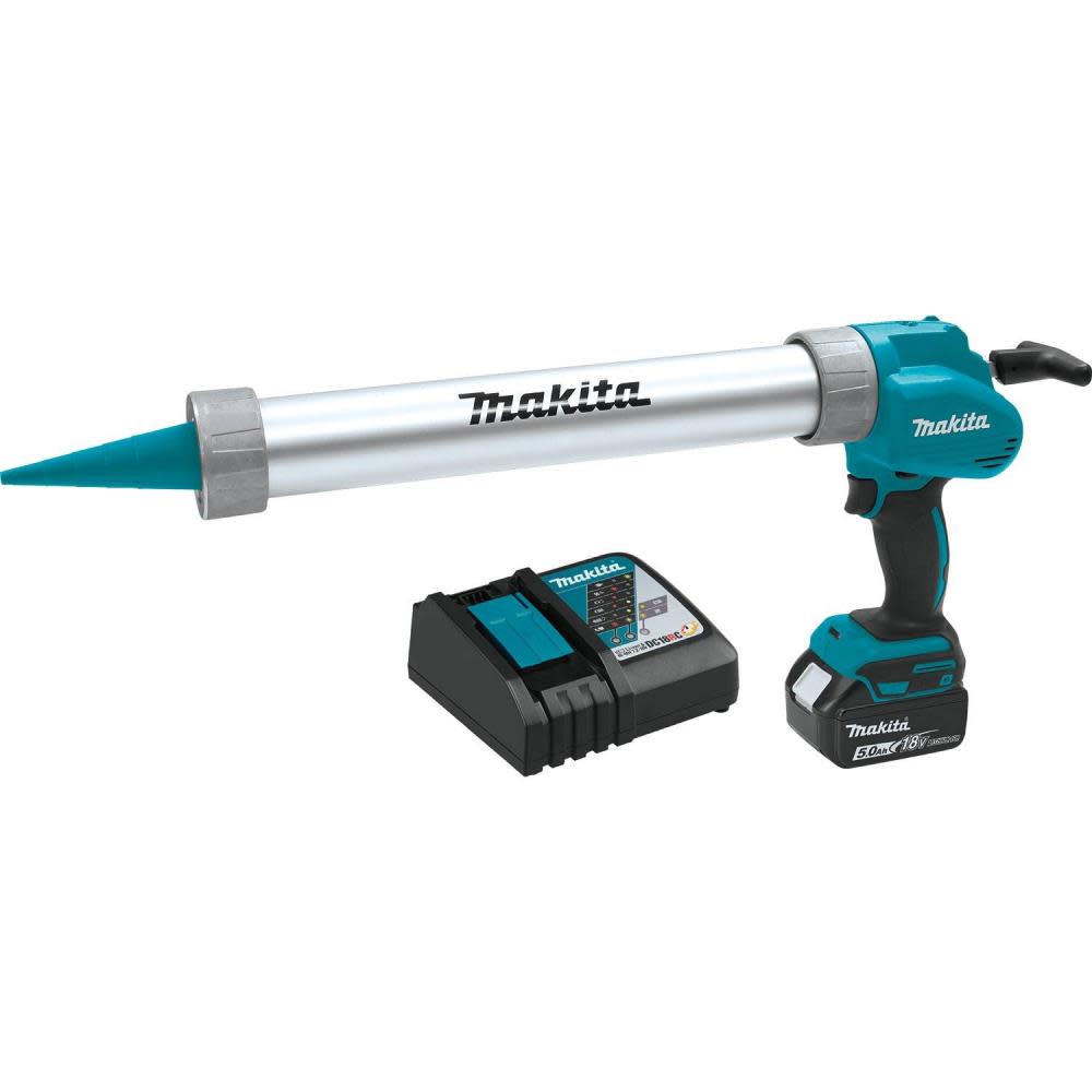 Makita 18V LXT 20 oz Barrel Style Caulk & Adhesive Gun Kit - Flockneti