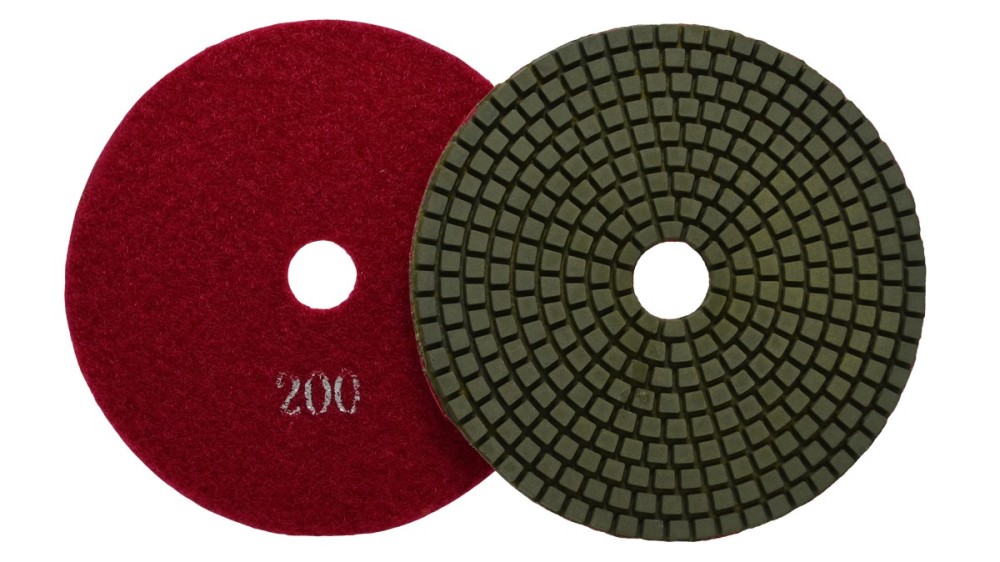 National Flooring Equipment 5 In. Polishing Pad – Resin Bond – 200 Grit - Flockneti